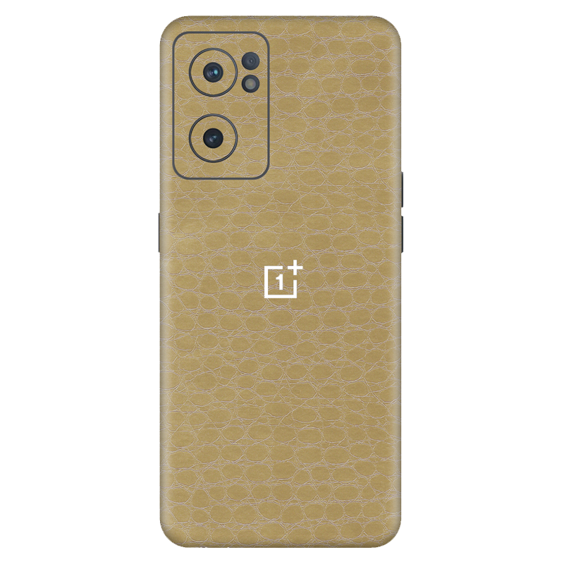 Crocodile Leather Gold