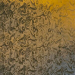 Crome Golden Water Ripple (Mtr)