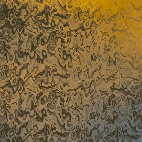 Crome Golden Water Ripple (Mtr)