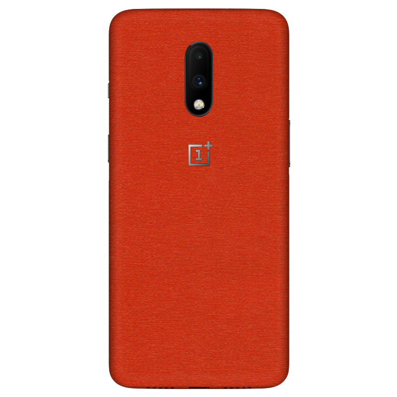 Chrome Brushed Metallic - Orange
