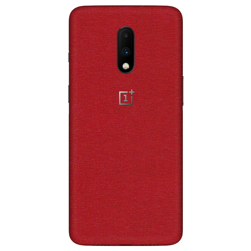 Chrome Brushed Metallic - Red